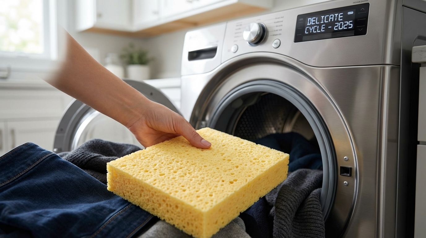 scopri come una semplice spugna nel tamburo della lavatrice può migliorare il lavaggio e proteggere i tessuti. suggerimenti pratici per una pulizia efficace e delicata.