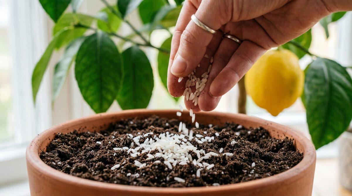 scopri perché molti giardinieri aggiungono il cereale limone in vaso alla terra e quali benefici apporta alla crescita delle piante.