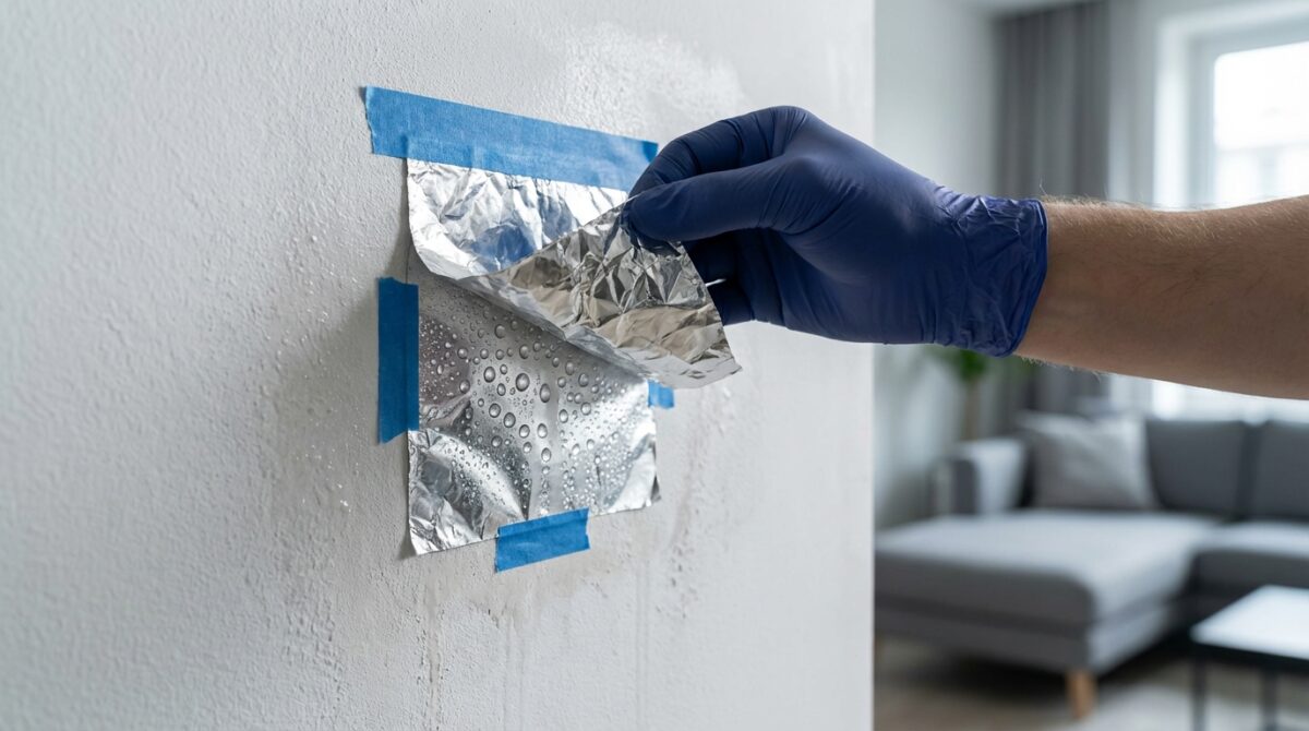 scoprite se l'umidità sta attaccando i vostri muri con questo test all'alluminio semplice e veloce, prima che i danni diventino irreparabili.