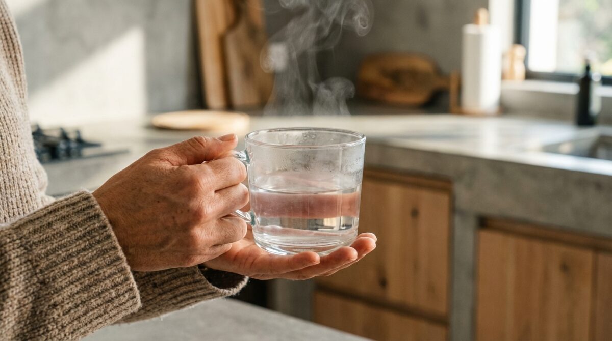 un médecin de famille révèle les effets surprenants sur le cholestérol de boire de l'eau chaude chaque matin.