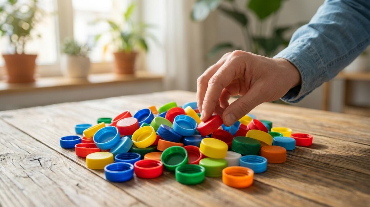 scopri 5 modi creativi e sostenibili per riutilizzare i tappi di plastica in casa, evitando sprechi e contribuendo all'ambiente.