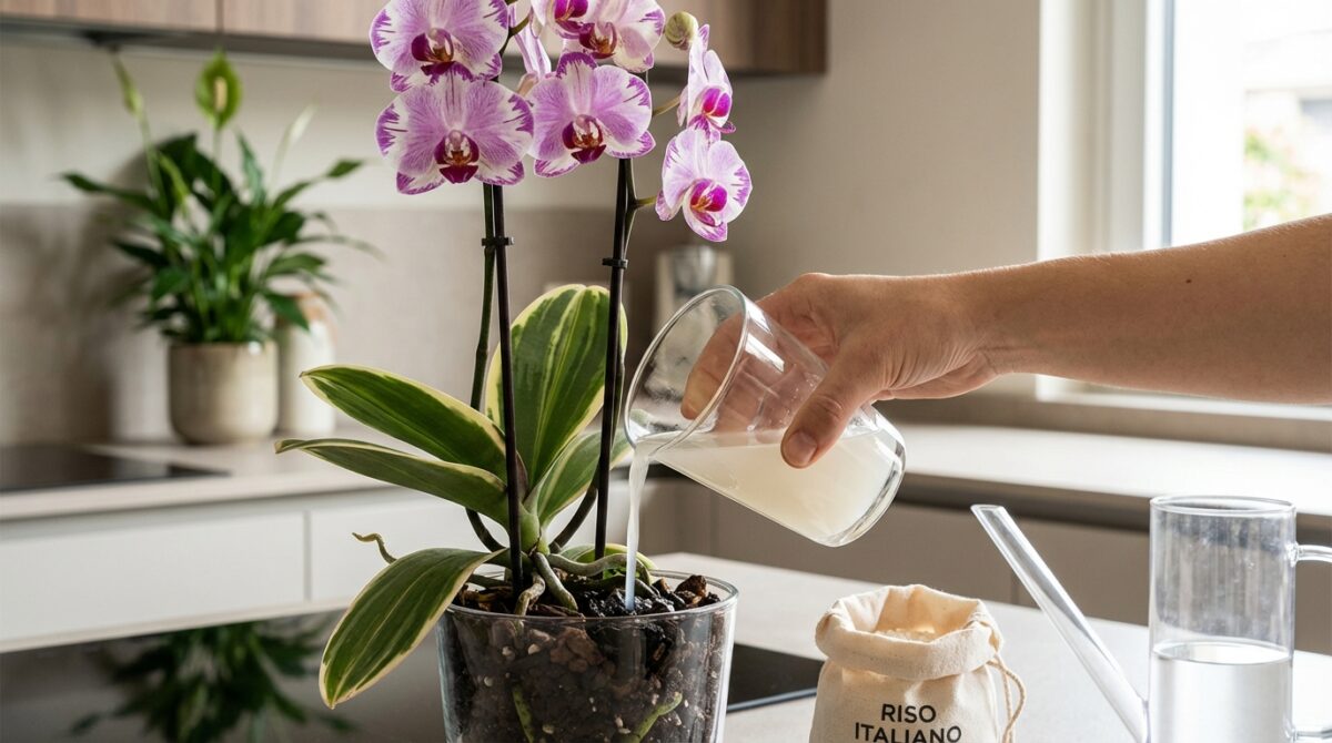 scoprite come usare l'acqua bianca delle orchidee e dei gigli della pace per favorire una fioritura spettacolare e mantenere le vostre piante sempre rigogliose.