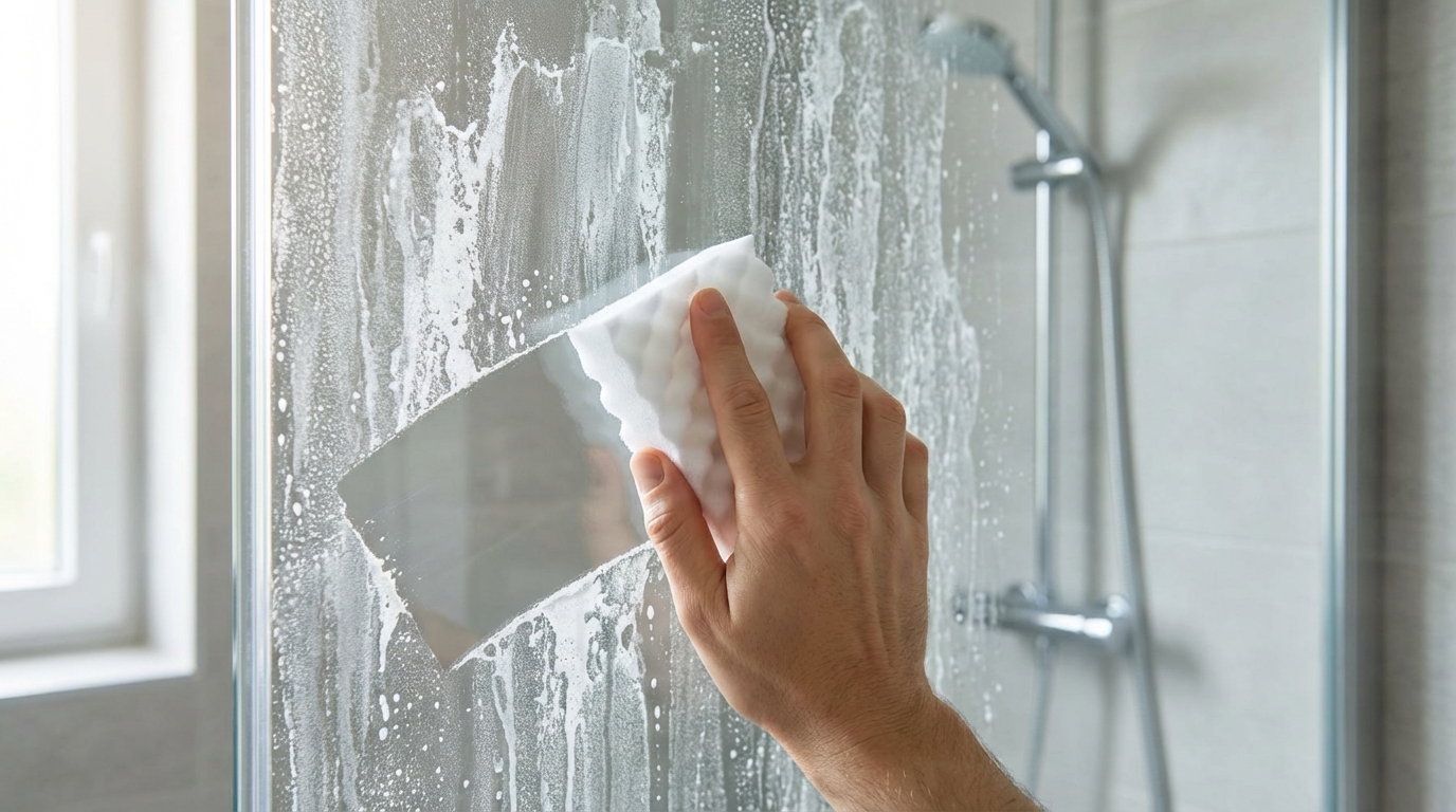 scoprite il trucco domestico segreto che elimina il calcare dalle pareti della doccia in modo più efficace di tutte le vostre ricette tradizionali. facile, veloce e naturale!