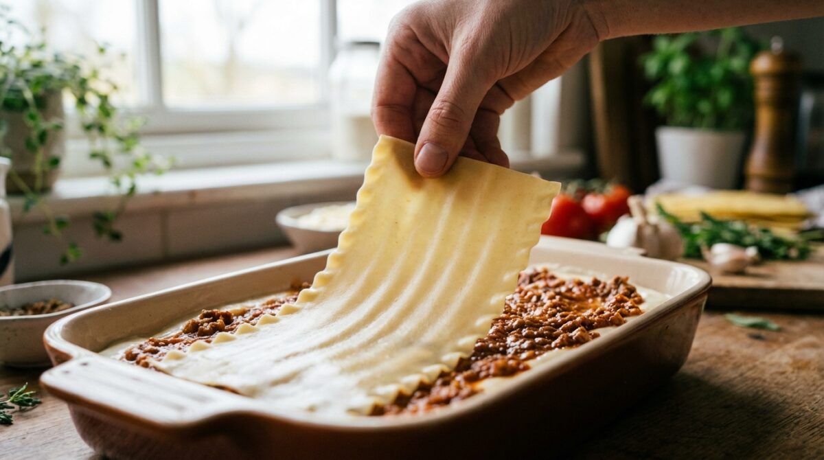 scopri se è necessario precuocere le sfoglie di lasagne con i consigli di uno chef italiano che svela la tecnica tradizionale per prepararle perfettamente.
